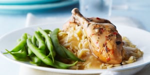 Photo de la Recette: POULET AU JUS DE CITRON ET DE LIME CUIT À LA MIJOTEUSE