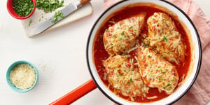Poulet au Parmesan à la Poêle Facile