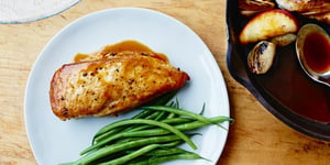 Poulet aux Pommes et à L'érable