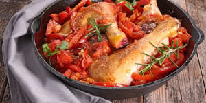 Photo de la Recette: Poulet Basquaise Facile