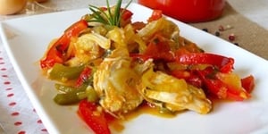 Photo de la Recette: Poulet Basquaise, Manger Sans Gluten façon Sud-Ouest