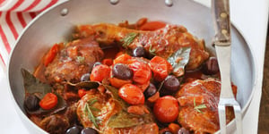 Photo de la Recette: POULET CACCIATORE (POULET CHASSEUR)
