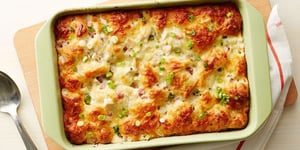 Photo de la Recette: Poulet Cordon Bleu Bubble-Up Bake