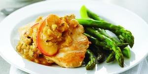 Photo de la Recette: Poulet dans une Sauce aux Pommes et à la Moutarde