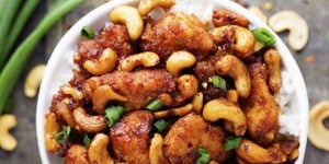 Photo de la Recette: Poulet et Cajou à la Mijoteuse