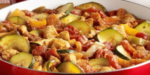 Photo de la Recette: Poulet et Courgettes à L’italienne au Poêlon