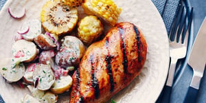 Photo de la Recette: POULET GLACÉ À L’ÉRABLE