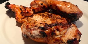 Photo de la Recette: Poulet Mariné BBQ cuit sur le Gril