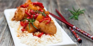Photo de la Recette: Poulet Pimenté à L'ananas pour Régime sans Sel