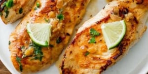 Photo de la Recette: Poulet Poêlé Sauce Crémeuse à la Coriandre