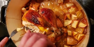 Photo de la Recette: Poulet Pommes Érable