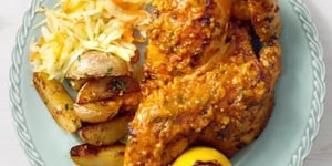 Photo de la Recette: Poulet Portugais en Crapaudine