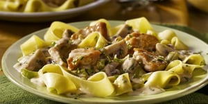 Poulet Stroganoff cuit à la Mijoteuse