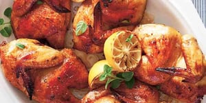 Poulets de Cornouailles Rôtis au Citron