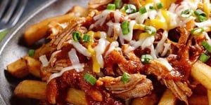 Photo de la Recette: Poutine à L'effiloché de Dindon