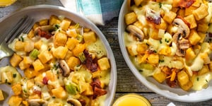 Photo de la Recette: POUTINE DÉJEUNER