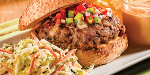 Photo de la Recette: Burgers au Porc Barbecue