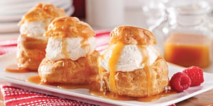 Profiteroles Glacées à L’érable