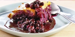 Photo de la Recette: Pudding aux Bleuets