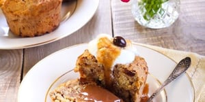 Photo de la Recette: Pudding Fondant à la Crème et aux Noix (sticky toffee pudding)