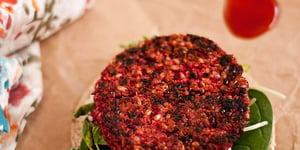 Quarter Pounder Beet Burger