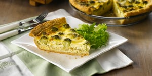 Photo de la Recette: Quiche au Brocoli et au Cheddar