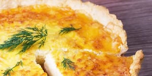 Photo de la Recette: Quiche au Crabe et au Gruyère