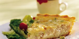 Quiche au Fromage et au Bacon Facile