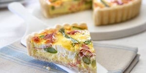 Photo de la Recette: Quiche aux Asperges et au Jambon de Parme