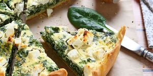 Quiche aux Épinards et Fêta
