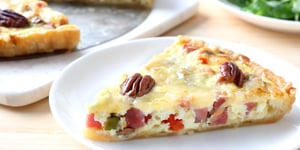 Quiche de Pays au Jambon et au Riz Sauvage