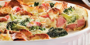 Photo de la Recette: Quiche Express au Jambon et Brocoli