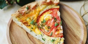 Quiche Fondante Tomates-Mozzarella