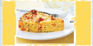 Photo de la Recette: Quiche Fromagée aux Macaroni