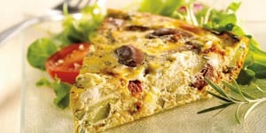 Photo de la Recette: Quiche Méditerranéenne Sans Croûte