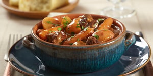Ragoût de Bœuf au Vin Rouge à la Mijoteuse