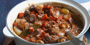 Ragoût de Bœuf avec Champignons à la Mijoteuse