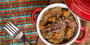 Ragoût de Boeuf Mijoteuse à la Moutarde