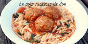 Photo de la Recette: RAGOÛT DE BOULETTES À L'ITALIENNE (MIJOTEUSE)