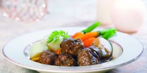 Photo de la Recette: Ragoût de Boulettes Maison