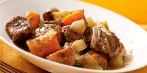 Photo de la Recette: Ragoût de Bœuf Facile à la Mijoteuse
