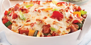 Ratatouille au Jambon Gratinée