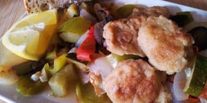 Photo de la Recette: Ratatouille Froide, et Seitan Frit