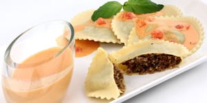 Photo de la Recette: Ravioles Farcies aux Pleurotes