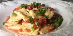 Ravioli au Fromage Sauce Tomates