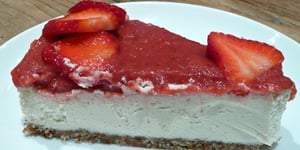 Raw Cheesecake aux Fraises