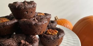 Photo de la Recette: Brownies à la Citrouille et au Cacao