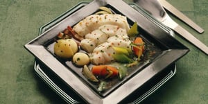 Cabillaud aux Petits Légumes
