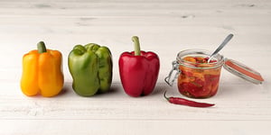 Photo de la Recette: Compote de Poivrons en Conserve