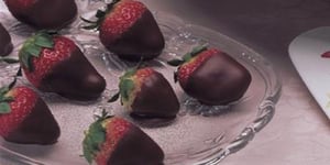 Fraises Enrobées Aux Chocolat Crémeux